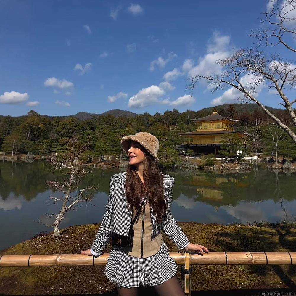 Women Houndstooth Short Blazer Jacket Polyester Blend Lapel Single Breasted Long Sleeve Casual Elegant Commuter Outwear Office Ladies Fashion