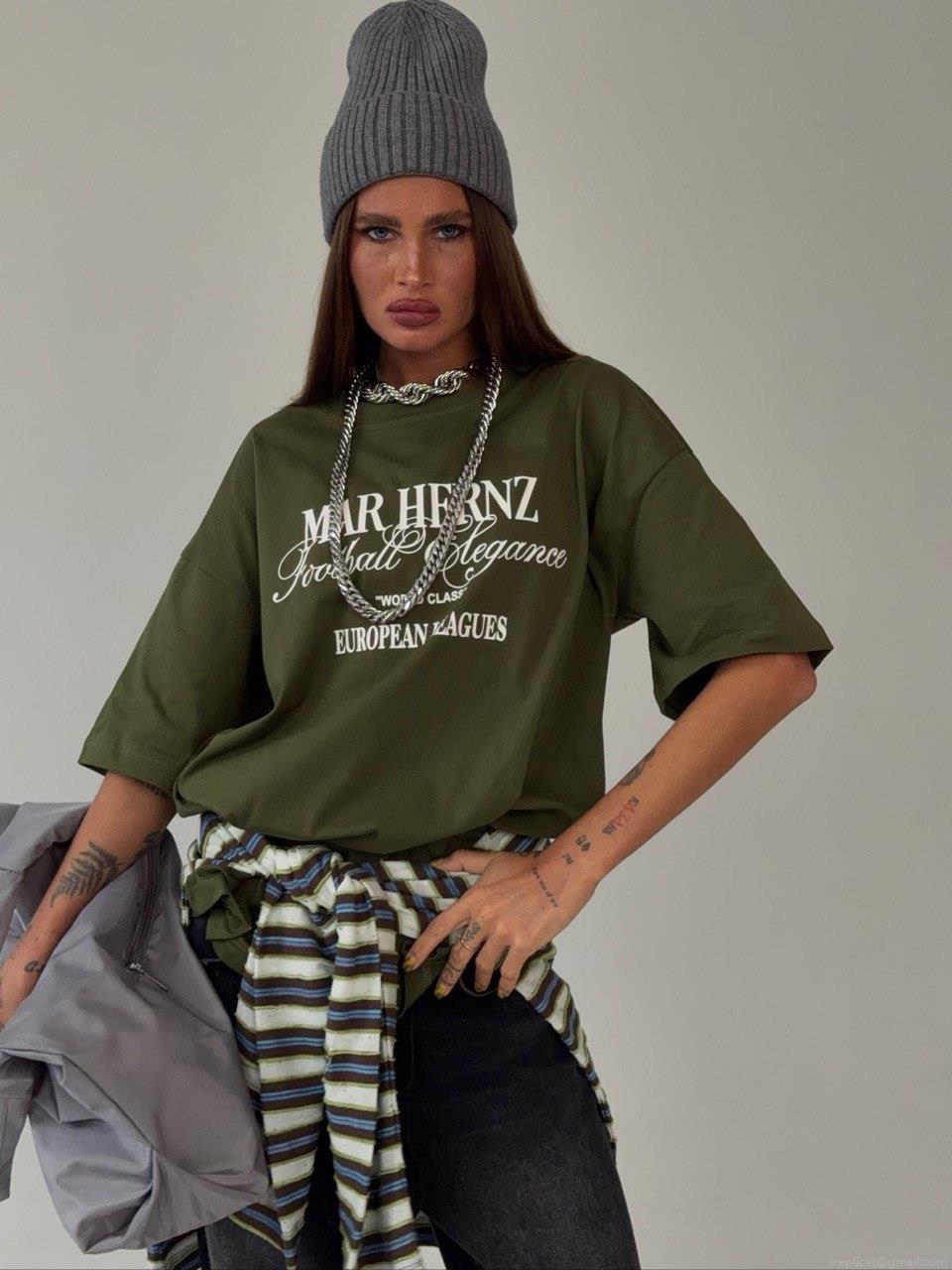 Women's Oversized Cotton Short Sleeve T-Shirt Loose Fit Round Neck Letter Print Top American Streetwear Summer Casual Graphic Tee