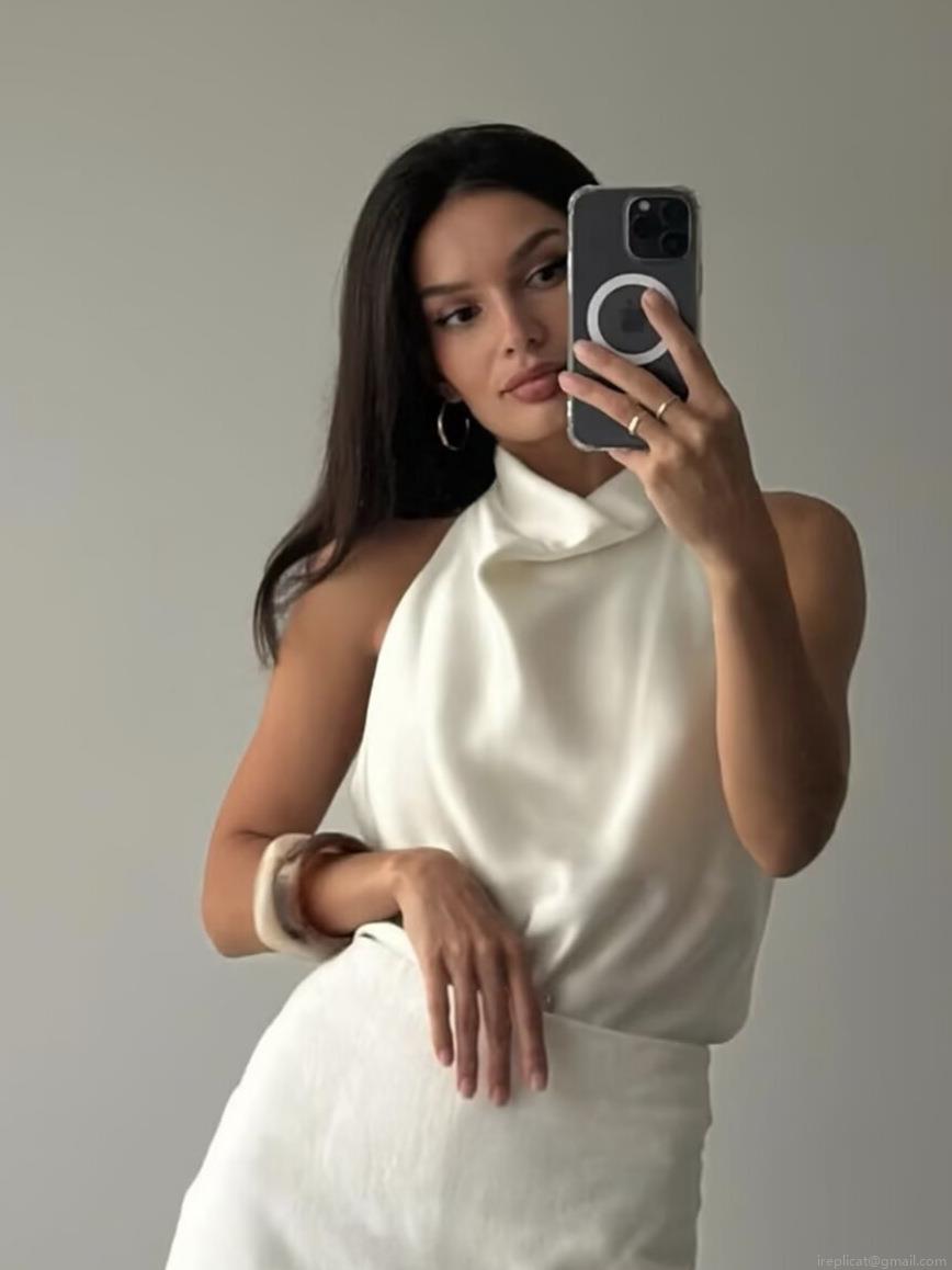 Women Halter Neck Backless Satin Top Sexy Sleeveless Solid Color Polyester Shirt For Summer Vacation Party Elegant Streetwear Blouse